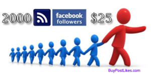 buy 2000 facebook followers